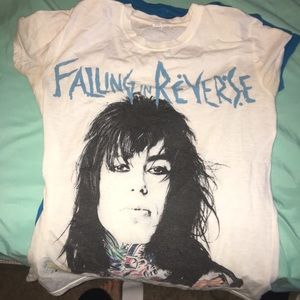 White Falling in Reverse Tshirt